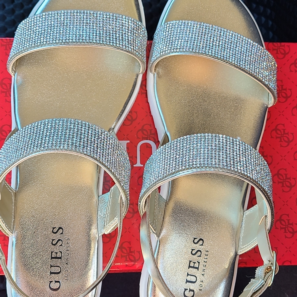 Guess ladles sandals. New, never worn